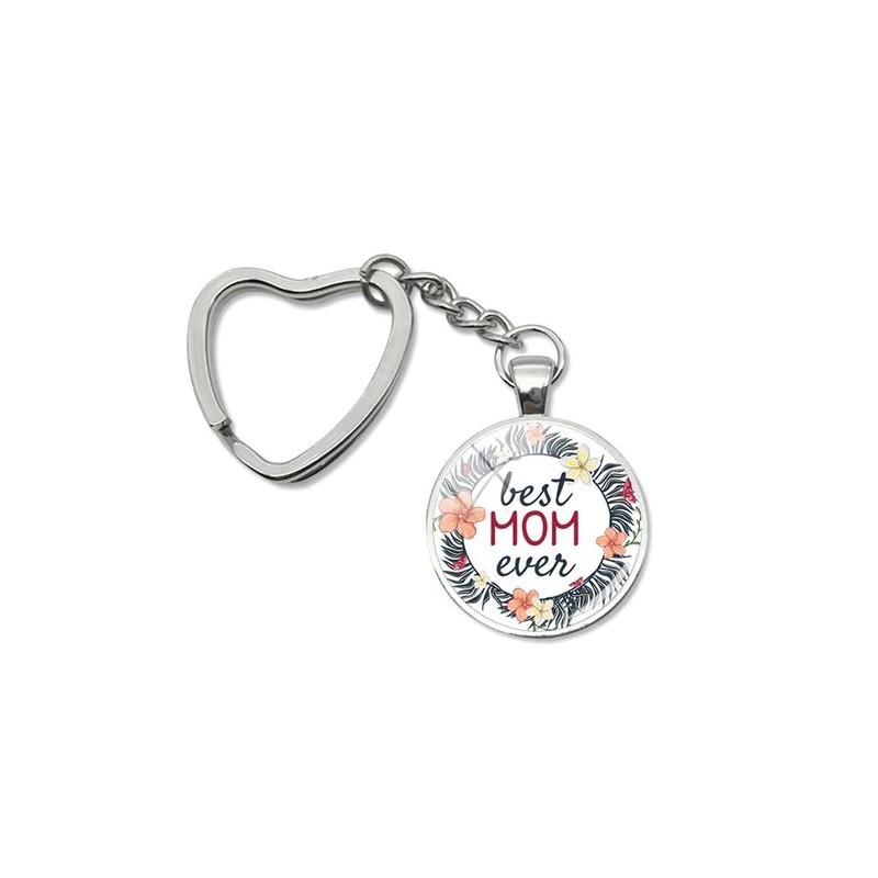 "Best mom ever" sleutelhanger - leuk cadeautje voor de moederdag...
